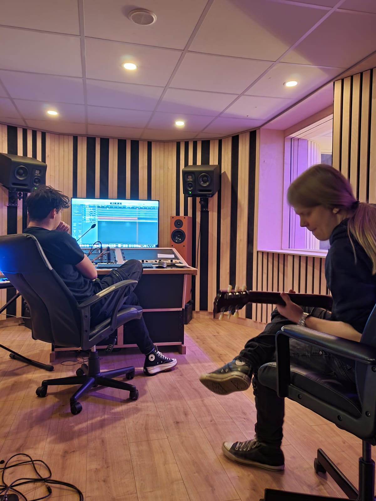 Aion and Römu in the Studio